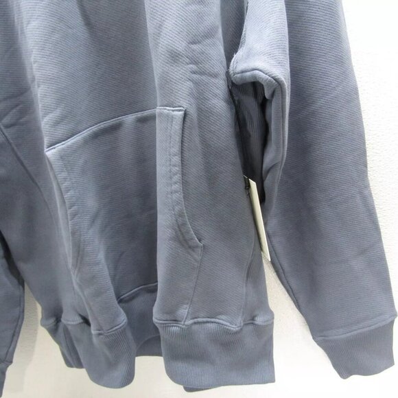 NEW DUNE + DRUTHERS Mens Cotton French Terry Hooded Sweatshirt Sz XL Bearing Sea - Picture 3 of 13